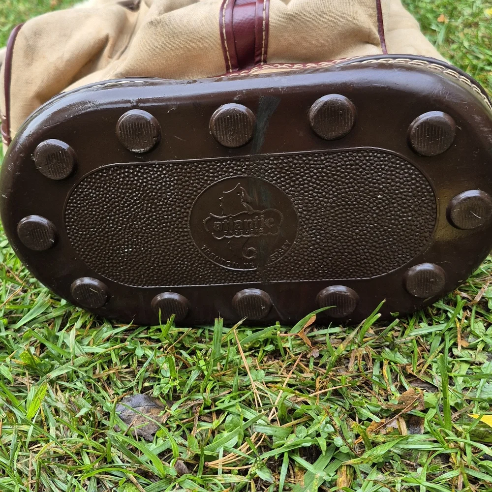 Vintage 1950's Atlantic Canvas/Leather 13-Way Sunday Carry Golf Bag with Strap - Picture 8 of 11